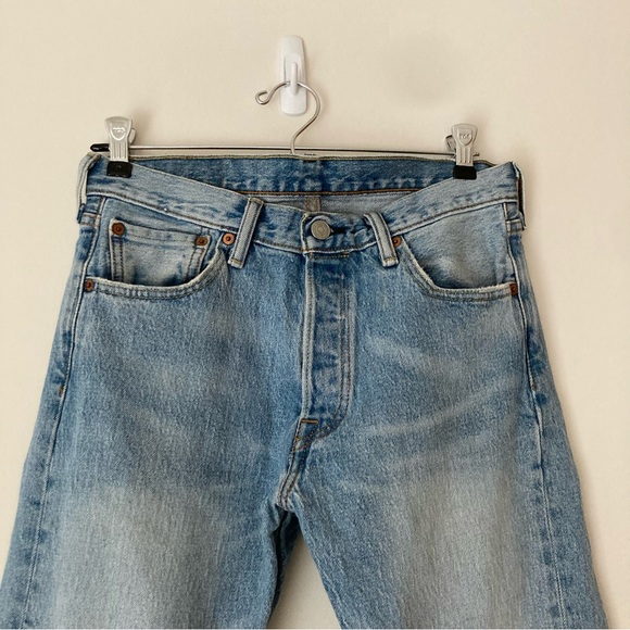 Levi’s 501 blue denim jeans in size 29 width by 32 length - Picture 3 of 11